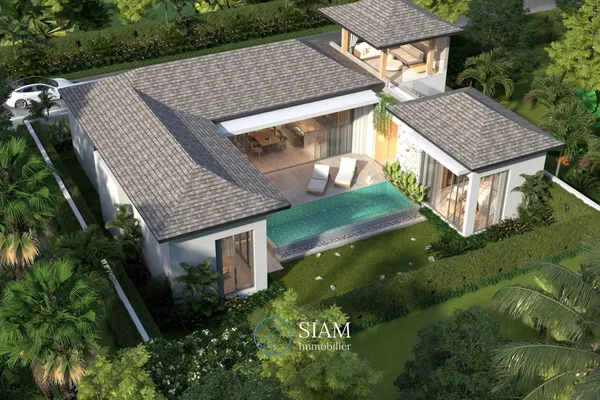 Modern 3 bedroom pool villa in lamai